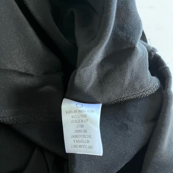 Milly Yellow And Black Lace Sheath Dress Bow Waist Button Back size 2 - Picture 12 of 13